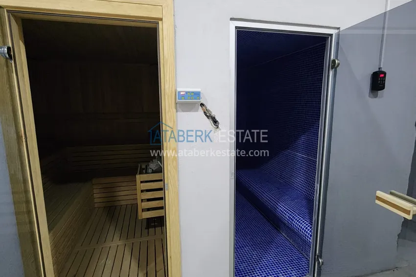 Квартира 1+1 с мебелью от собственника в Махмутларе — ЖК с сервисом уровня отеля и частным пляжем 12 