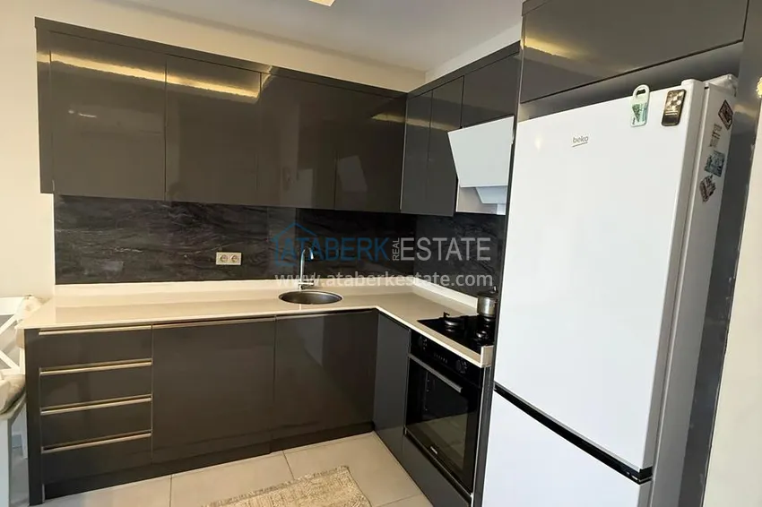 Приобрести Квартира 1+1 с мебелью от собственника в Махмутларе — ЖК с сервисом уровня отеля и частным пляжем 6 