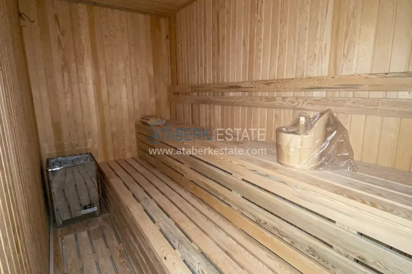 Квартира 1+1 в Алании, Оба - ухоженный комплекс, вид на бассейн 12 