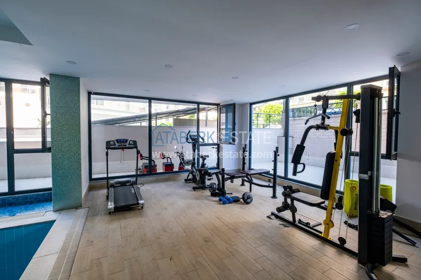 Линейная квартира 3+1 с мебелью и отдельной кухней — в Алании, район Махмутлар 12 