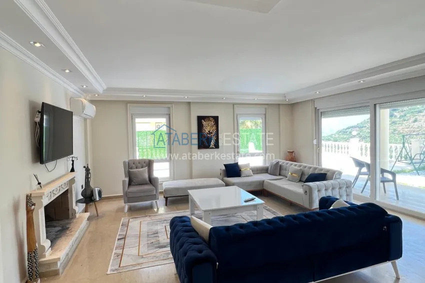 Приобрести Двухэтажная вилла в Алании, Каргыджак - с частным бассейном и лицензией на аренду 2