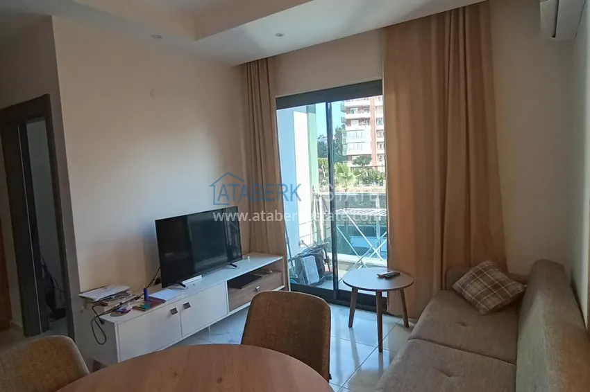 Приобрести Квартира 1+1 в Алании, Оба - ухоженный комплекс, вид на бассейн 3 