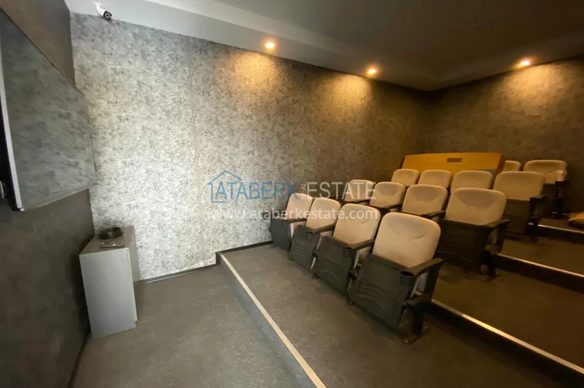 Квартира 1+1 в Алании, Оба - ухоженный комплекс, вид на бассейн 9 