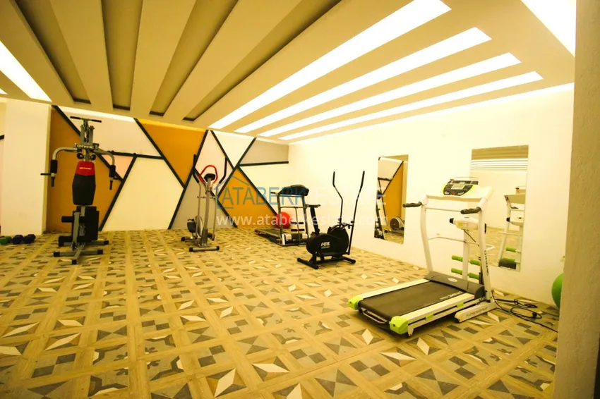 Квартира 2+1 в Махмутларе меблированная рядом с морем - улица Барбаросса 11