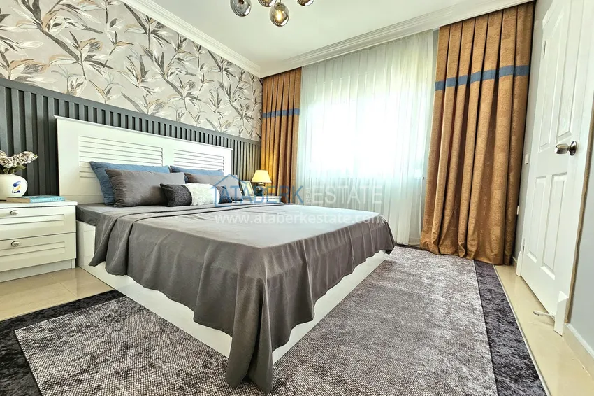 Приобрести Пентхаус-дуплекс 3+1 в Алании, район Оба – дизайнерский интерьер, престижная резиденция 12 