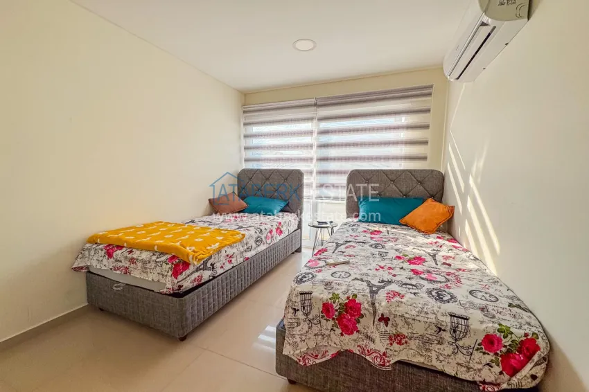 Приобрести Пентхаус 3+1 в Кестеле с мебелью и видом на горы - двухуровневая планировка и отдельная кухня 14