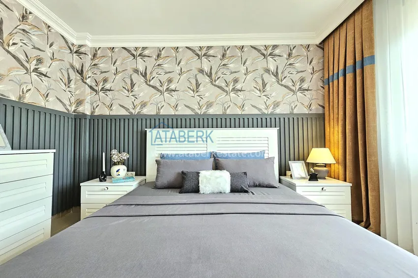 Приобрести Пентхаус-дуплекс 3+1 в Алании, район Оба – дизайнерский интерьер, престижная резиденция 14 