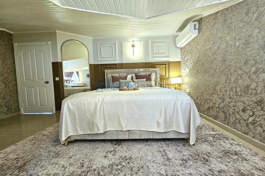 Приобрести Пентхаус-дуплекс 3+1 в Алании, район Оба – дизайнерский интерьер, престижная резиденция 15 