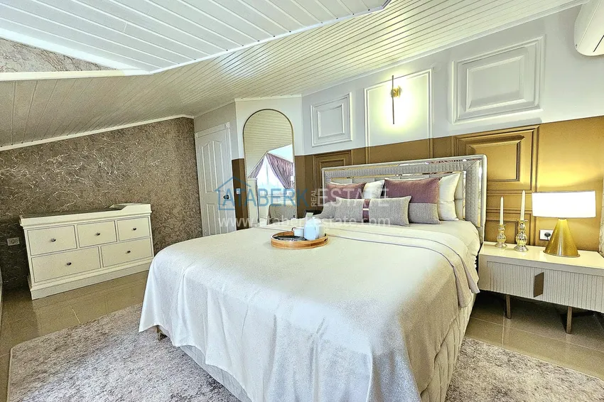 Приобрести Пентхаус-дуплекс 3+1 в Алании, район Оба – дизайнерский интерьер, престижная резиденция 18 