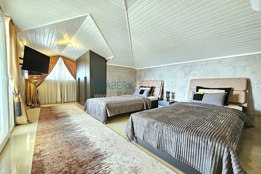 Приобрести Пентхаус-дуплекс 3+1 в Алании, район Оба – дизайнерский интерьер, престижная резиденция 20 