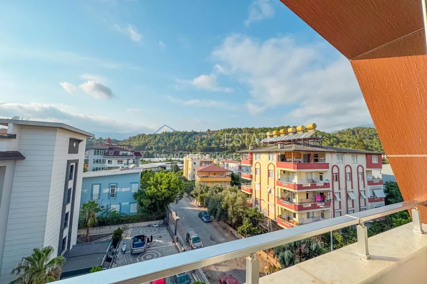 Приобрести Пентхаус 3+1 в Кестеле с мебелью и видом на горы - двухуровневая планировка и отдельная кухня 30