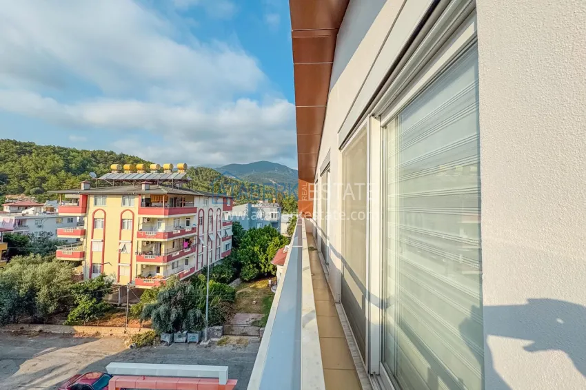 Приобрести Пентхаус 3+1 в Кестеле с мебелью и видом на горы - двухуровневая планировка и отдельная кухня 33