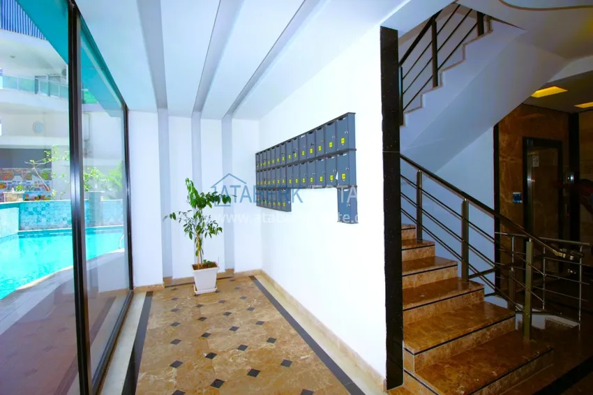 Квартира 2+1 в Махмутларе меблированная рядом с морем - улица Барбаросса 5