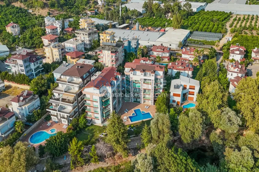 Пентхаус 3+1 в Кестеле с мебелью и видом на горы - двухуровневая планировка и отдельная кухня 7