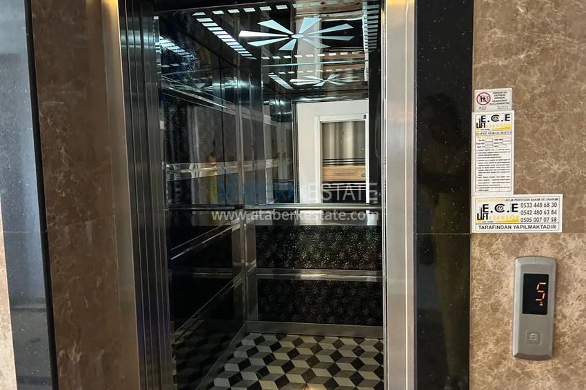 Квартира 2+1 в Махмутларе меблированная рядом с морем - улица Барбаросса 9