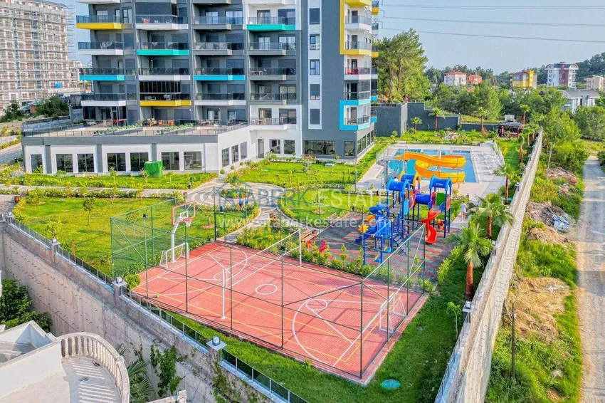 Квартира с чистовой отделкой и видом на море – Алания, район Авсаллар 11