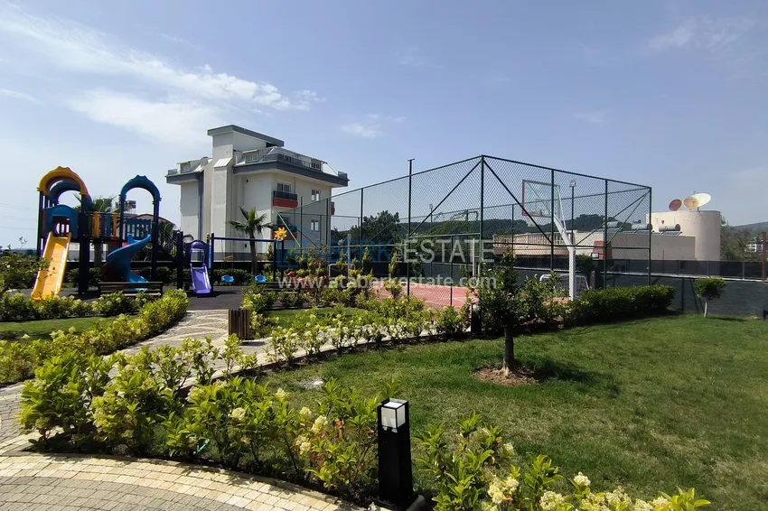 Квартира с чистовой отделкой и видом на море – Алания, район Авсаллар 12