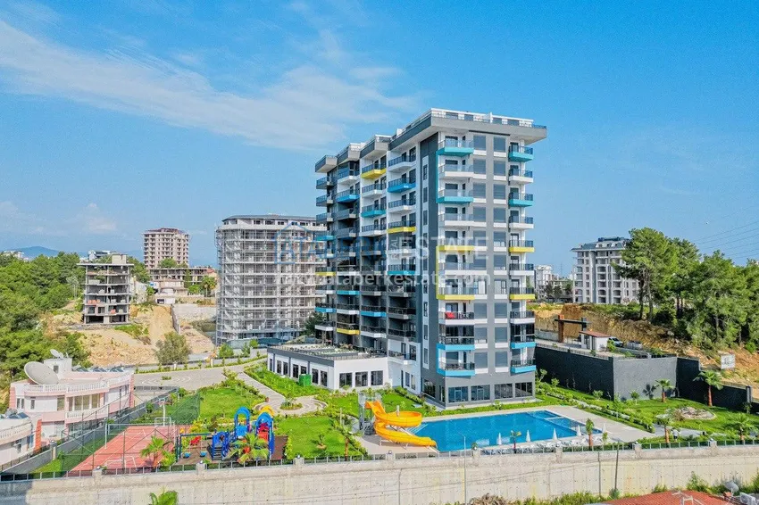 Квартира с чистовой отделкой и видом на море – Алания, район Авсаллар 1