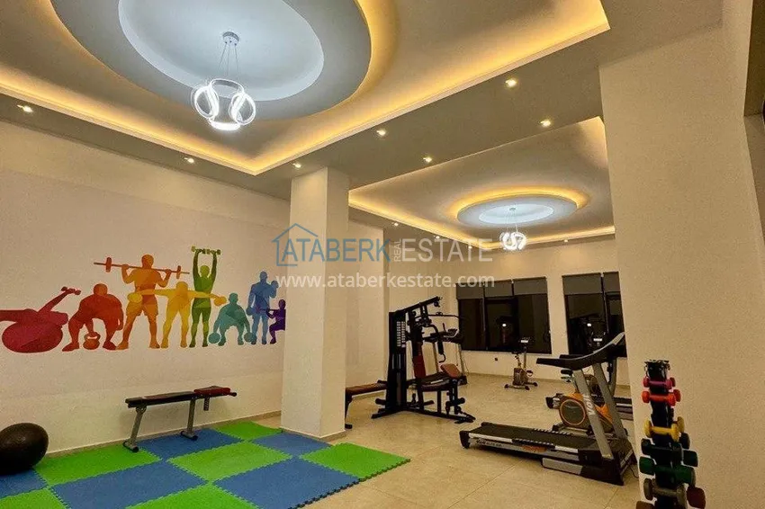 Квартира с чистовой отделкой и видом на море – Алания, район Авсаллар 32