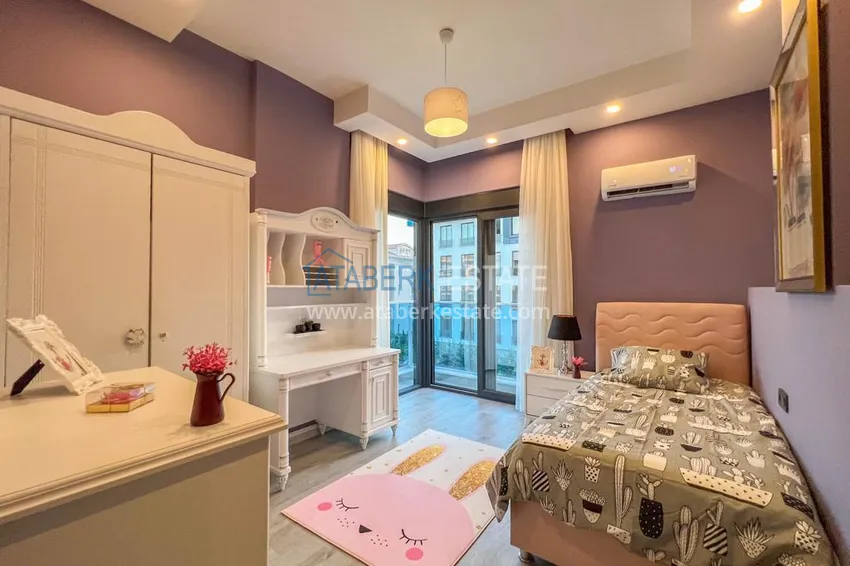 Приобрести Квартира 3+1 в Алании, район Оба - одноуровневая планировка и гражданство 10