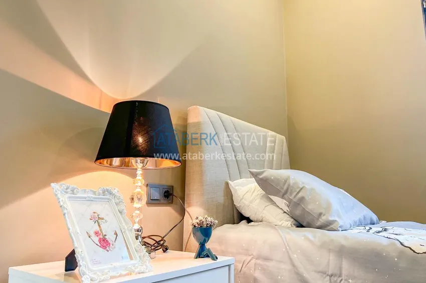 Приобрести Квартира 3+1 в Алании, район Оба - одноуровневая планировка и гражданство 13