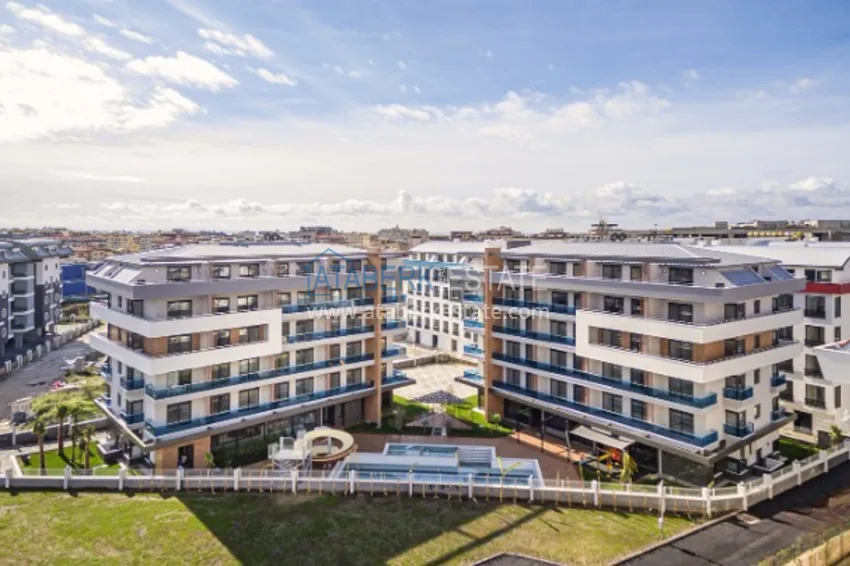 Квартира 3+1 в Алании, район Оба - одноуровневая планировка и гражданство 2