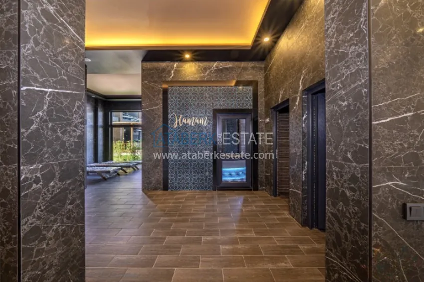 Квартира 3+1 в Алании, район Оба - одноуровневая планировка и гражданство 20