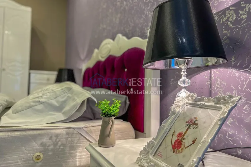 Приобрести Квартира 3+1 в Алании, район Оба - одноуровневая планировка и гражданство 9