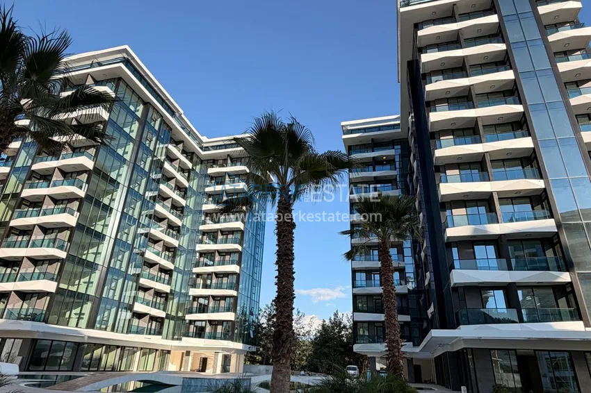 Квартиры в комплекс-отеле 5 звезд с полным правом собственности и гибким графиком проживания – Алания, район Авсаллар 2 