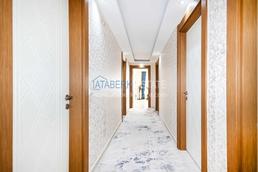 Приобрести Одноуровневая квартира 3+1 с мебелью в центре Алании, Хасбахче – недвижимость для ВНЖ и гражданства 3