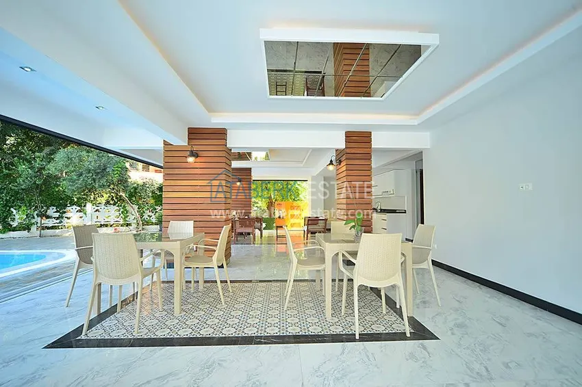 Квартира 1+1 под ВНЖ в центре Алании – с мебелью и  частным садом в 150 метрах от моря  5 