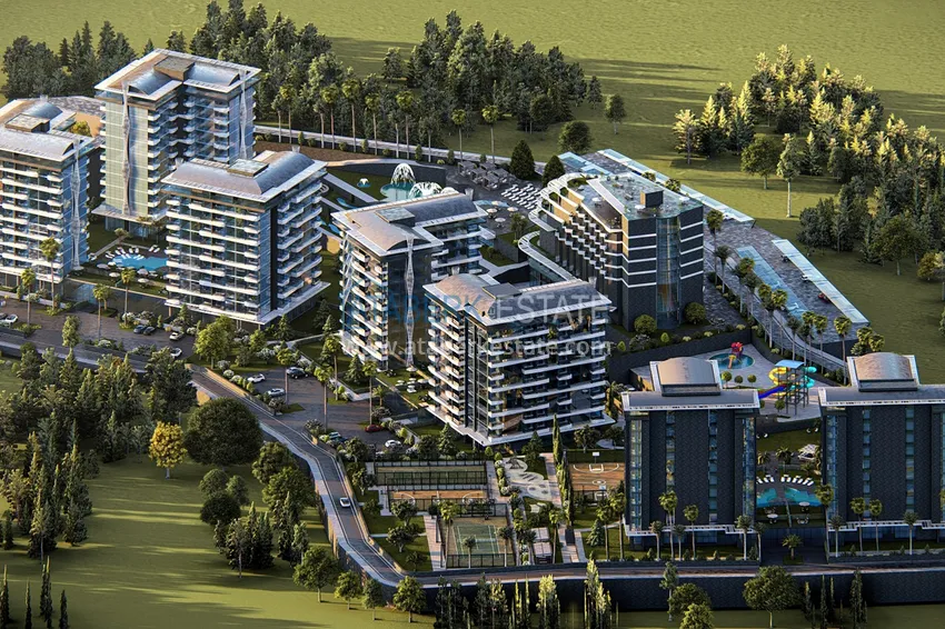 Фото -  🔥Наш проект! Инновационный жилой комплекс отельного типа в Авсалларе. Гарантия аренды 2 