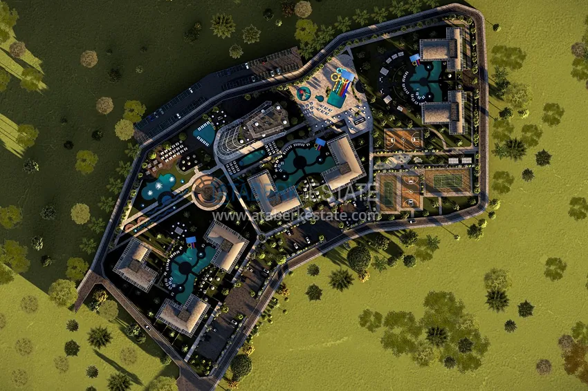 Фото -  🔥Наш проект! Инновационный жилой комплекс отельного типа в Авсалларе. Гарантия аренды 3 