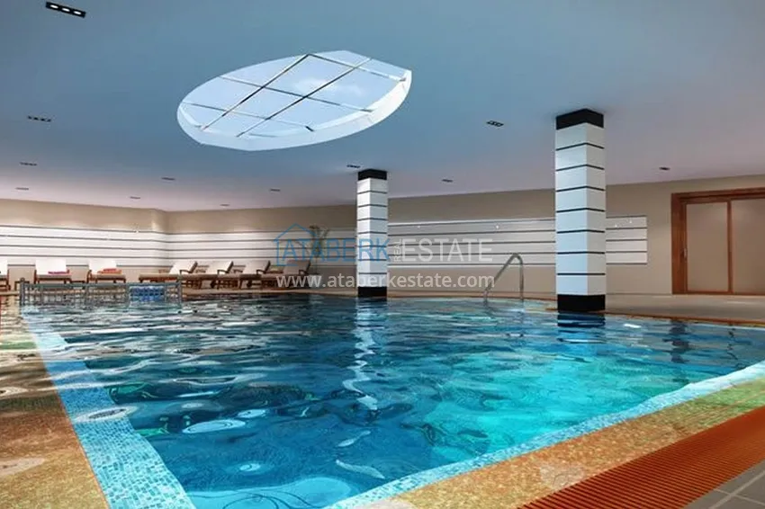 Квартира 1+1 75 м² под ключ с видом на море в Махмутларе  34 