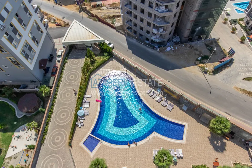 Квартира 1+1 75 м² под ключ с видом на море в Махмутларе  5 