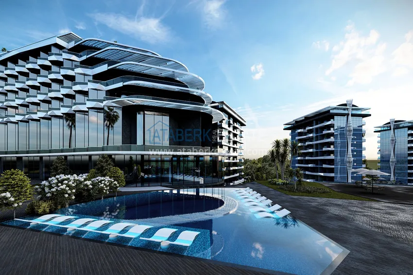 Фото -  🔥Наш проект! Инновационный жилой комплекс отельного типа в Авсалларе. Гарантия аренды 6 