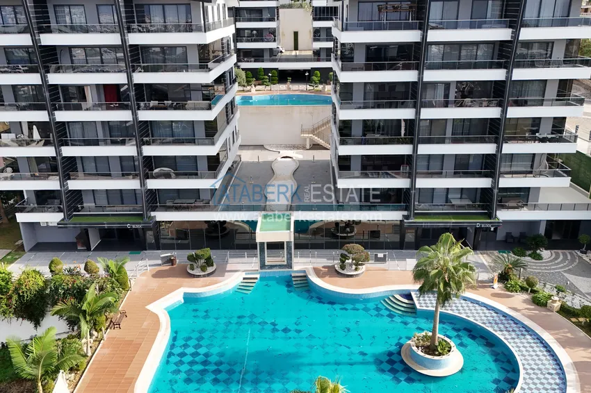 Квартира 2+1 в Каргыджаке - с премиальной мебелью в элитном комплексе 6 