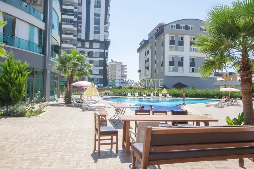 Квартира 1+1 75 м² под ключ с видом на море в Махмутларе  7 
