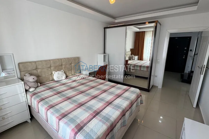 Приобрести Видовой пентхаус с мебелью в комплексе на центральной улице района Махмутлар 23 