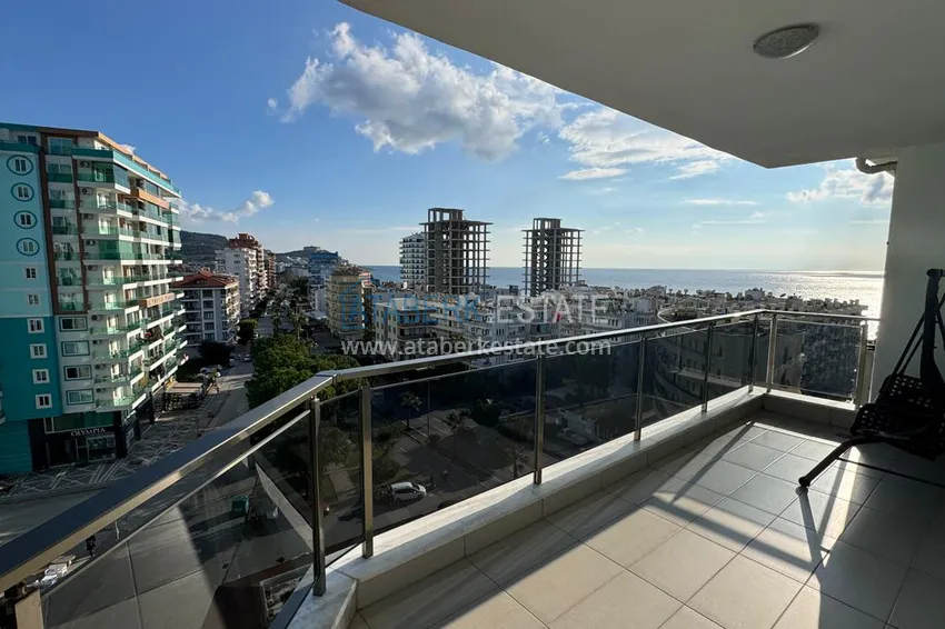 Приобрести Видовой пентхаус с мебелью в комплексе на центральной улице района Махмутлар 27 