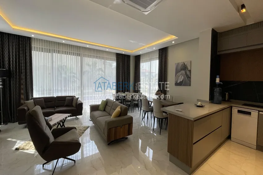 Приобрести Элитная вилла 3+1 в Каргыджак – двухуровневая с мебелью в коттеджном комплексе 3 