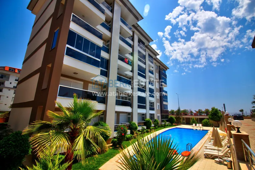 Квартира 2+1 на первой линии в Кестеле - садовый дуплекс с мебелью  1 