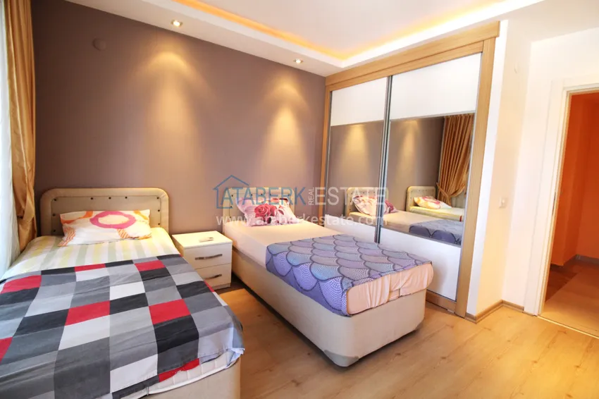 Приобрести Квартира 2+1 на первой линии в Кестеле - садовый дуплекс с мебелью  14 