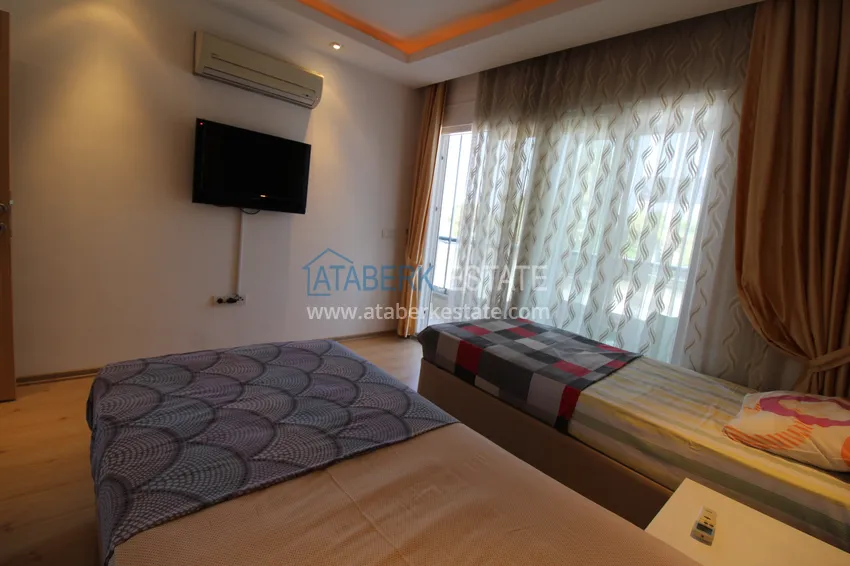 Приобрести Квартира 2+1 на первой линии в Кестеле - садовый дуплекс с мебелью  16 