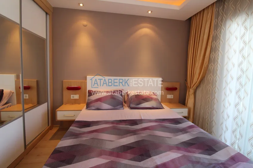 Приобрести Квартира 2+1 на первой линии в Кестеле - садовый дуплекс с мебелью  20 