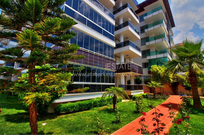 Квартира 2+1 на первой линии в Кестеле - садовый дуплекс с мебелью  6 