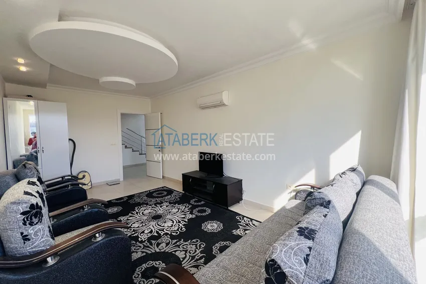 Приобрести Пентхаус 5+1 в Авсалларе от собственника - дуплекс с мебелью и видом на море 17 