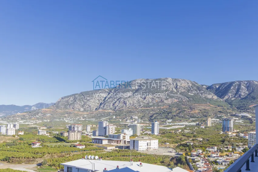 Приобрести Элитный двухэтажный пентхаус 4+1 с видом на море и крепость - центр Махмутлара 15 