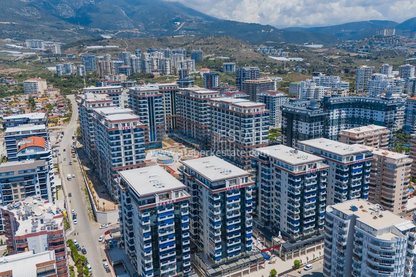 Элитный двухэтажный пентхаус 4+1 с видом на море и крепость - центр Махмутлара 5 