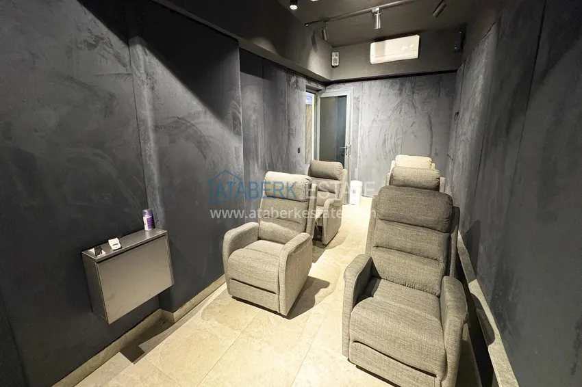 Квартира 1+1 с видом на горы в Махмутларе - комплекс курортного формата 27